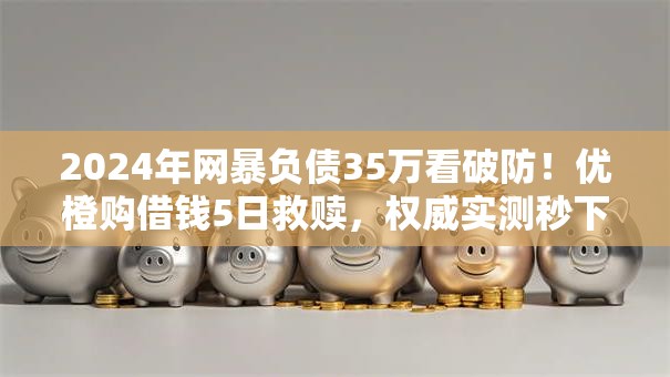 2024年网暴负债35万看破防!优橙购借钱5日救赎,权威实测秒下超省心! 2024年网暴负债35万看破防!优橙购借钱5日救赎,权威实测秒下超省心!