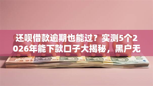 还呗借款逾期也能过?实测5个2026年能下款口子大揭秘,黑户无工作照样秒批低门槛! 还呗借款逾期也能过?实测5个2026年能下款口子大揭秘,黑户无工作照样秒批低门槛!