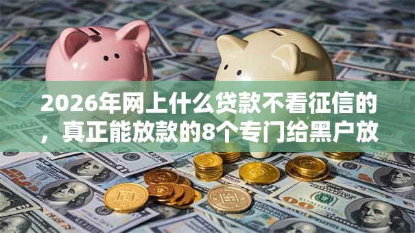 2026年网上什么贷款不看征信的，真正能放款的8个专门给黑户放款的平台及征信呆账相关推荐