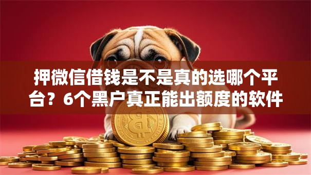 押微信借钱是不是真的选哪个平台?6个黑户真正能出额度的软件推荐 押微信借钱是不是真的选哪个平台?6个黑户真正能出额度的软件推荐