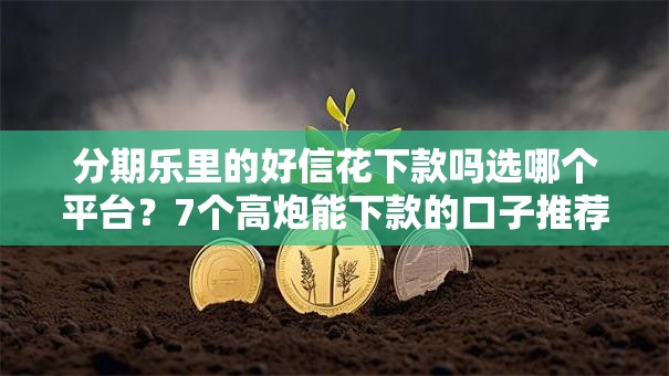 分期乐里的好信花下款吗选哪个平台?7个高炮能下款的口子推荐 分期乐里的好信花下款吗选哪个平台?7个高炮能下款的口子推荐