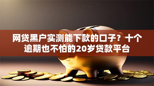 网贷黑户实测能下款的口子?十个逾期也不怕的20岁贷款平台 网贷黑户实测能下款的口子?十个逾期也不怕的20岁贷款平台