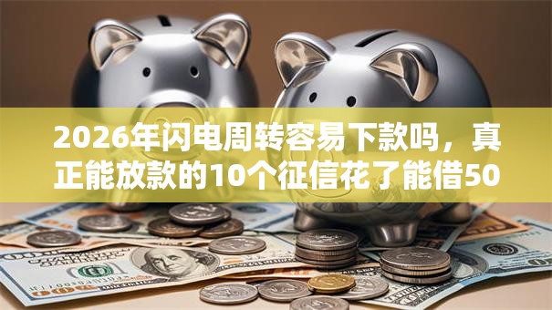 2026年闪电周转容易下款吗,真正能放款的10个征信花了能借500到1000的口子推荐 2026年闪电周转容易下款吗,真正能放款的10个征信花了能借500到1000的口子推荐