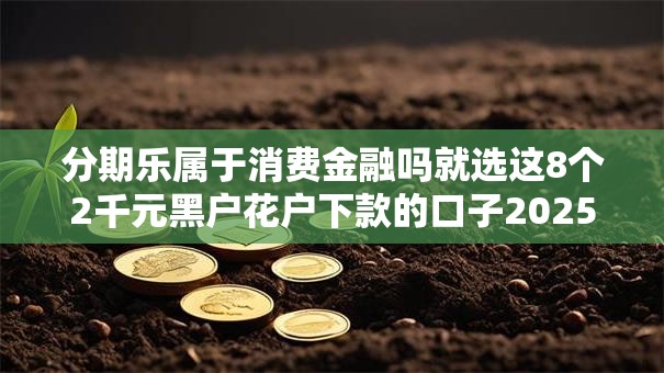 分期乐属于消费金融吗就选这8个2千元黑户花户下款的口子2025 分期乐属于消费金融吗就选这8个2千元黑户花户下款的口子2025