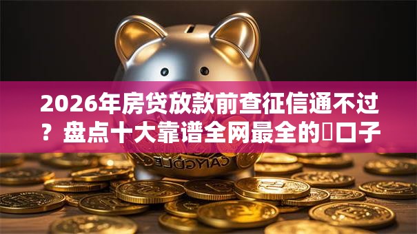 2026年房贷放款前查征信通不过?盘点十大靠谱全网最全的黒口子平台 2026年房贷放款前查征信通不过?盘点十大靠谱全网最全的黒口子平台