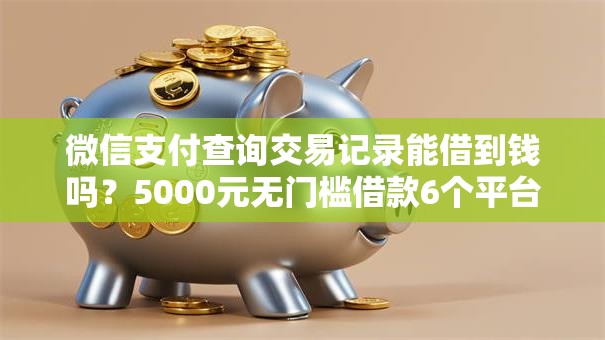 微信支付查询交易记录能借到钱吗?5000元无门槛借款6个平台推荐 微信支付查询交易记录能借到钱吗?5000元无门槛借款6个平台推荐