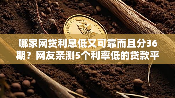哪家网贷利息低又可靠而且分36期?网友亲测5个利率低的贷款平台盘点 哪家网贷利息低又可靠而且分36期?网友亲测5个利率低的贷款平台盘点