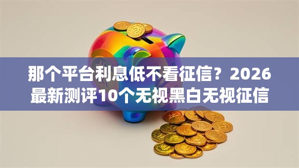 那个平台利息低不看征信？2026最新测评10个无视黑白无视征信申请就下款的app