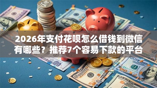 2026年支付花呗怎么借钱到微信有哪些？推荐7个容易下款的平台