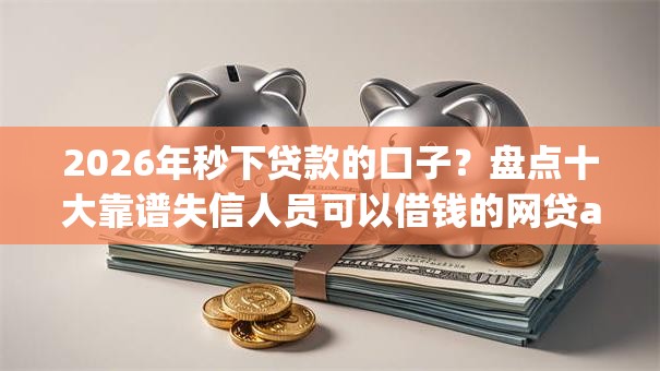 2026年秒下贷款的口子？盘点十大靠谱失信人员可以借钱的网贷app