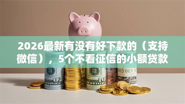 2026最新有没有好下款的(支持微信),5个不看征信的小额贷款平台无私分享 2026最新有没有好下款的(支持微信),5个不看征信的小额贷款平台无私分享