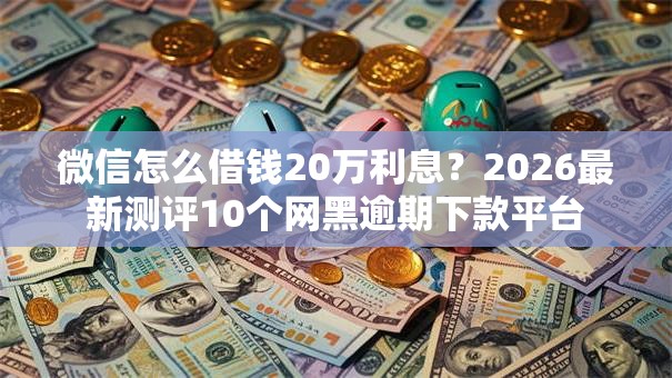 微信怎么借钱20万利息?2026最新测评10个网黑逾期下款平台 微信怎么借钱20万利息?2026最新测评10个网黑逾期下款平台