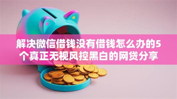 解决微信借钱没有借钱怎么办的5个真正无视风控黑白的网贷分享 解决微信借钱没有借钱怎么办的5个真正无视风控黑白的网贷分享