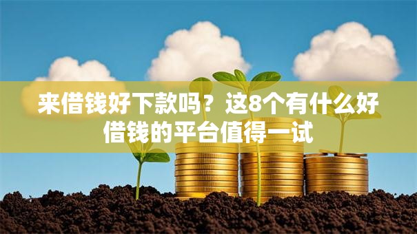 来借钱好下款吗?这8个有什么好借钱的平台值得一试 来借钱好下款吗?这8个有什么好借钱的平台值得一试