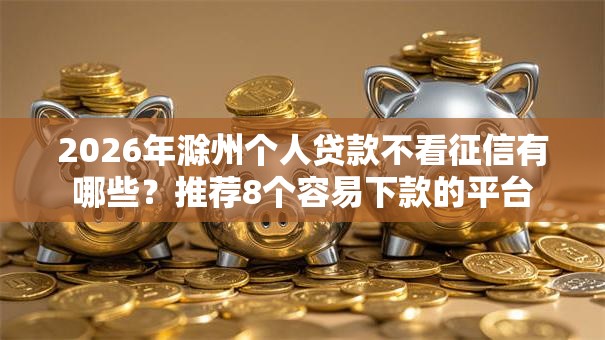 2026年滁州个人贷款不看征信有哪些?推荐8个容易下款的平台 2026年滁州个人贷款不看征信有哪些?推荐8个容易下款的平台
