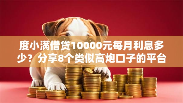 度小满借贷10000元每月利息多少?分享8个类似高炮口子的平台 度小满借贷10000元每月利息多少?分享8个类似高炮口子的平台