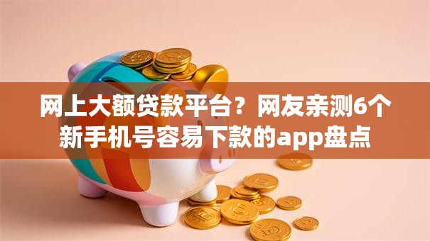 网上大额贷款平台?网友亲测6个新手机号容易下款的app盘点 网上大额贷款平台?网友亲测6个新手机号容易下款的app盘点