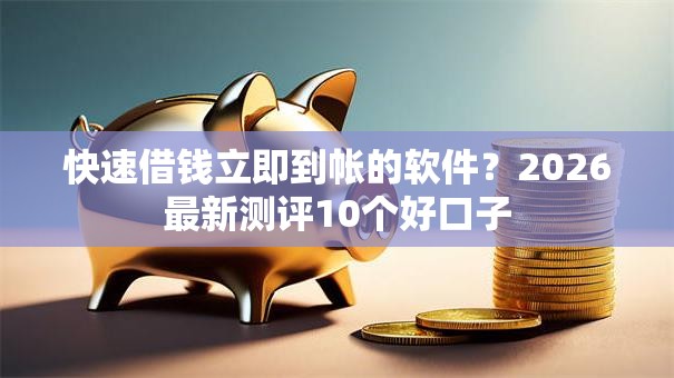 快速借钱立即到帐的软件？2026最新测评10个好口子