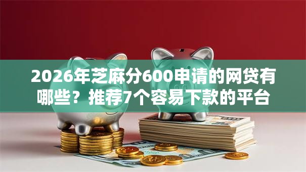 2026年芝麻分600申请的网贷有哪些？推荐7个容易下款的平台