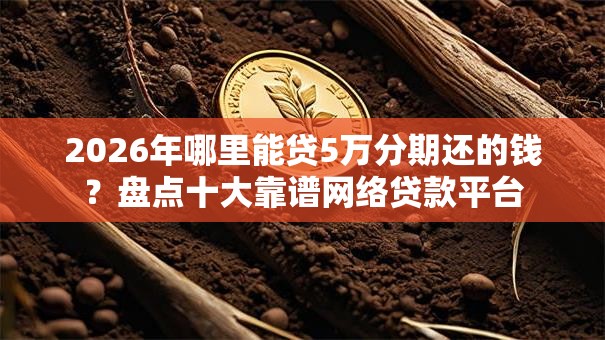 2026年哪里能贷5万分期还的钱？盘点十大靠谱网络贷款平台