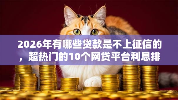 2026年有哪些贷款是不上征信的,超热门的10个网贷平台利息排行推荐 2026年有哪些贷款是不上征信的,超热门的10个网贷平台利息排行推荐