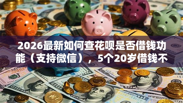 2026最新如何查花呗是否借钱功能(支持微信),5个20岁借钱不求征信速借口子无私分享 2026最新如何查花呗是否借钱功能(支持微信),5个20岁借钱不求征信速借口子无私分享
