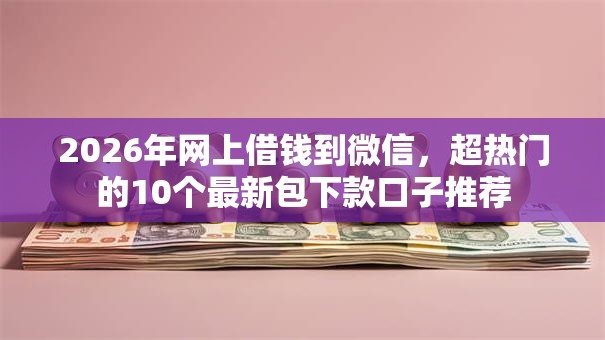 2026年网上借钱到微信,超热门的10个最新包下款口子推荐 2026年网上借钱到微信,超热门的10个最新包下款口子推荐