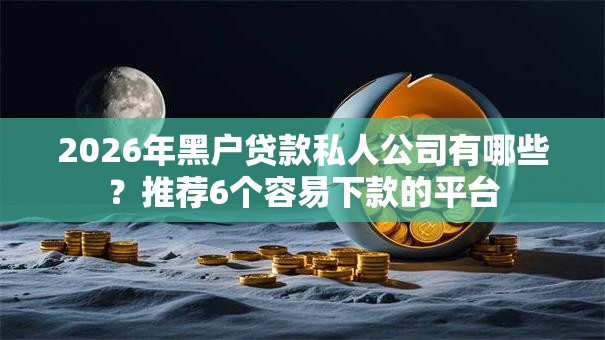2026年黑户贷款私人公司有哪些?推荐6个容易下款的平台 2026年黑户贷款私人公司有哪些?推荐6个容易下款的平台