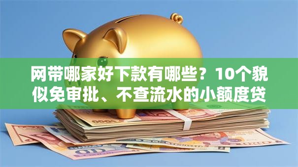 网带哪家好下款有哪些?10个貌似免审批、不查流水的小额度贷款软件合集 网带哪家好下款有哪些?10个貌似免审批、不查流水的小额度贷款软件合集