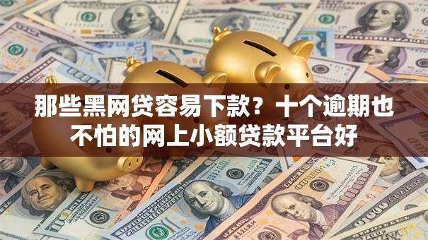 那些黑网贷容易下款？十个逾期也不怕的网上小额贷款平台好