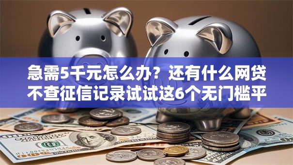 急需5千元怎么办?还有什么网贷不查征信记录试试这6个无门槛平台 急需5千元怎么办?还有什么网贷不查征信记录试试这6个无门槛平台