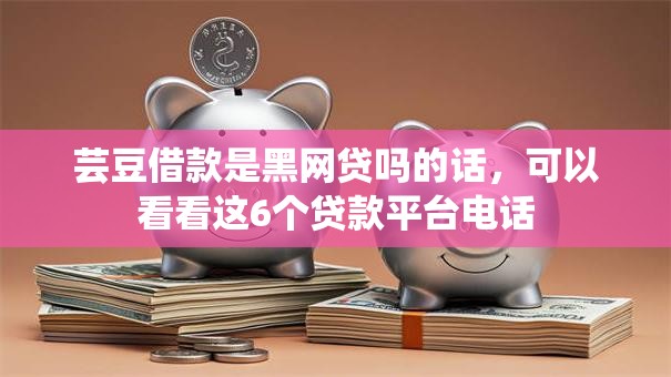 芸豆借款是黑网贷吗的话,可以看看这6个贷款平台电话 芸豆借款是黑网贷吗的话,可以看看这6个贷款平台电话