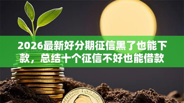 2026最新好分期征信黑了也能下款,总结十个征信不好也能借款的平台! 2026最新好分期征信黑了也能下款,总结十个征信不好也能借款的平台!