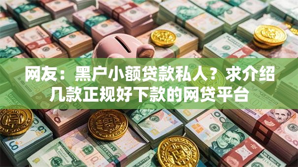 网友:黑户小额贷款私人?求介绍几款正规好下款的网贷平台 网友:黑户小额贷款私人?求介绍几款正规好下款的网贷平台