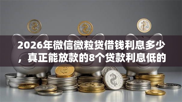 2026年微信微粒贷借钱利息多少,真正能放款的8个贷款利息低的平台正规推荐 2026年微信微粒贷借钱利息多少,真正能放款的8个贷款利息低的平台正规推荐
