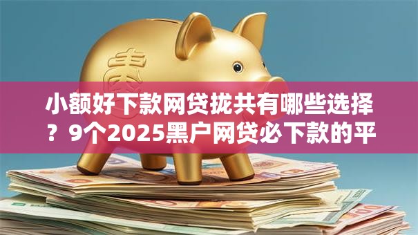 小额好下款网贷拢共有哪些选择?9个2025黑户网贷必下款的平台详解 小额好下款网贷拢共有哪些选择?9个2025黑户网贷必下款的平台详解