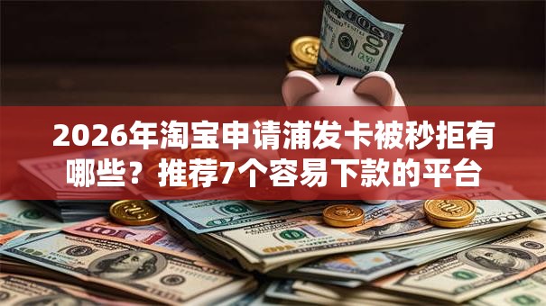 2026年淘宝申请浦发卡被秒拒有哪些?推荐7个容易下款的平台 2026年淘宝申请浦发卡被秒拒有哪些?推荐7个容易下款的平台