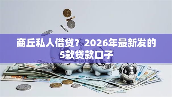 商丘私人借贷?2026年最新发的5款贷款口子 商丘私人借贷?2026年最新发的5款贷款口子