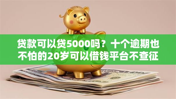 贷款可以贷5000吗?十个逾期也不怕的20岁可以借钱平台不查征信的软件 贷款可以贷5000吗?十个逾期也不怕的20岁可以借钱平台不查征信的软件