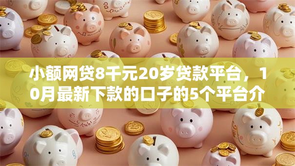 小额网贷8千元20岁贷款平台，10月最新下款的口子的5个平台介绍