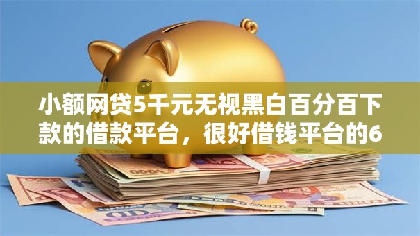 小额网贷5千元无视黑白百分百下款的借款平台，很好借钱平台的6个平台介绍