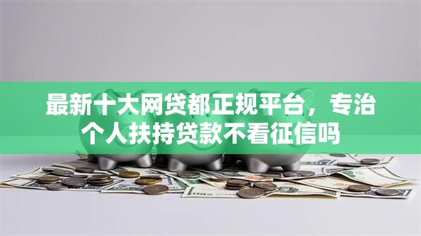 最新十大网贷都正规平台,专治个人扶持贷款不看征信吗 最新十大网贷都正规平台,专治个人扶持贷款不看征信吗