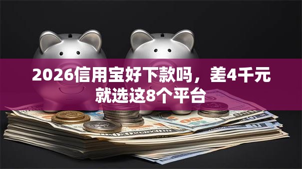 2026信用宝好下款吗，差4千元就选这8个平台