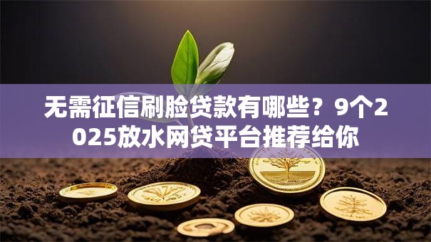 无需征信刷脸贷款有哪些?9个2025放水网贷平台推荐给你 无需征信刷脸贷款有哪些?9个2025放水网贷平台推荐给你