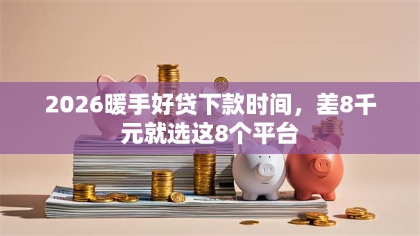 2026暖手好贷下款时间，差8千元就选这8个平台