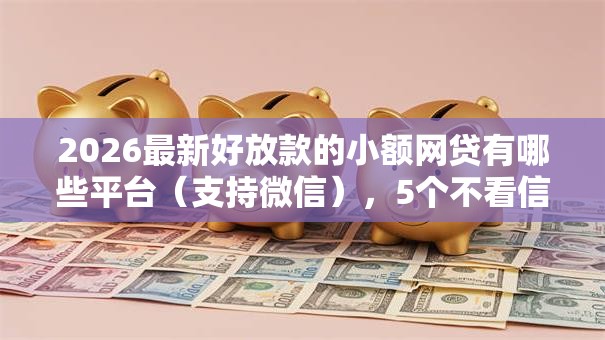 2026最新好放款的小额网贷有哪些平台(支持微信),5个不看信用能借一千块钱的软件无私分享 2026最新好放款的小额网贷有哪些平台(支持微信),5个不看信用能借一千块钱的软件无私分享