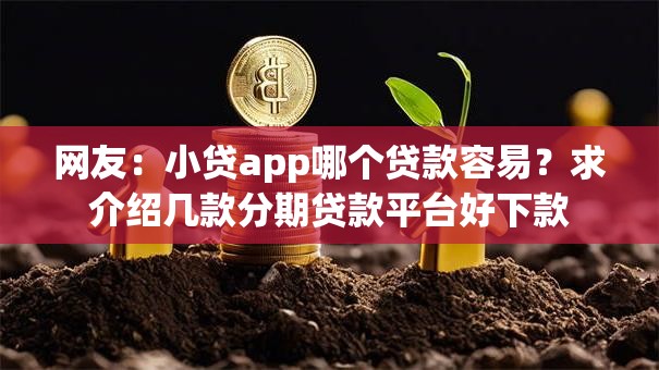 网友:小贷app哪个贷款容易?求介绍几款分期贷款平台好下款 网友:小贷app哪个贷款容易?求介绍几款分期贷款平台好下款
