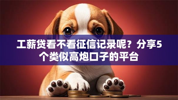 工薪贷看不看征信记录呢?分享5个类似高炮口子的平台 工薪贷看不看征信记录呢?分享5个类似高炮口子的平台