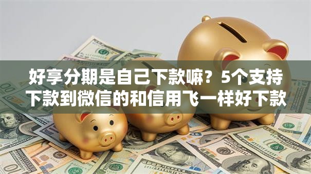 好享分期是自己下款嘛?5个支持下款到微信的和信用飞一样好下款的口子 好享分期是自己下款嘛?5个支持下款到微信的和信用飞一样好下款的口子