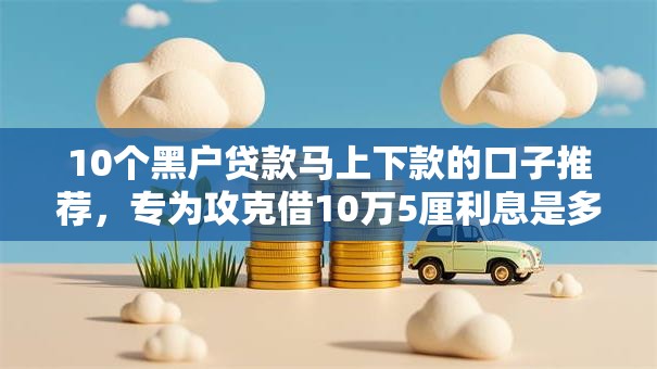10个黑户贷款马上下款的口子推荐，专为攻克借10万5厘利息是多少难题